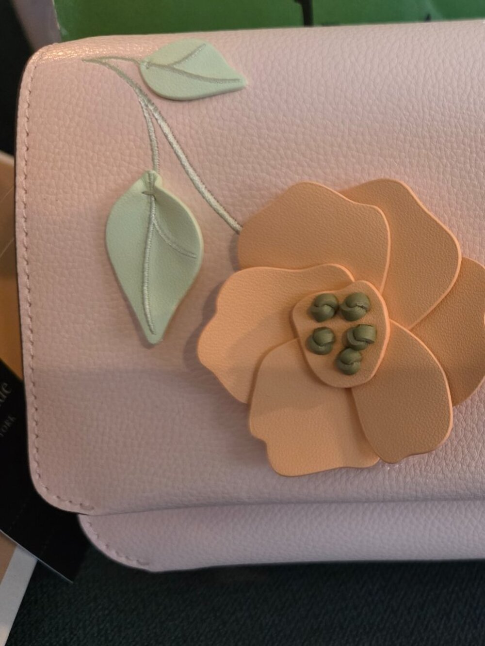🌸 Kate Spade New York Pink Floral Appliqué Bag NWT 🌸 - Picture 2 of 8